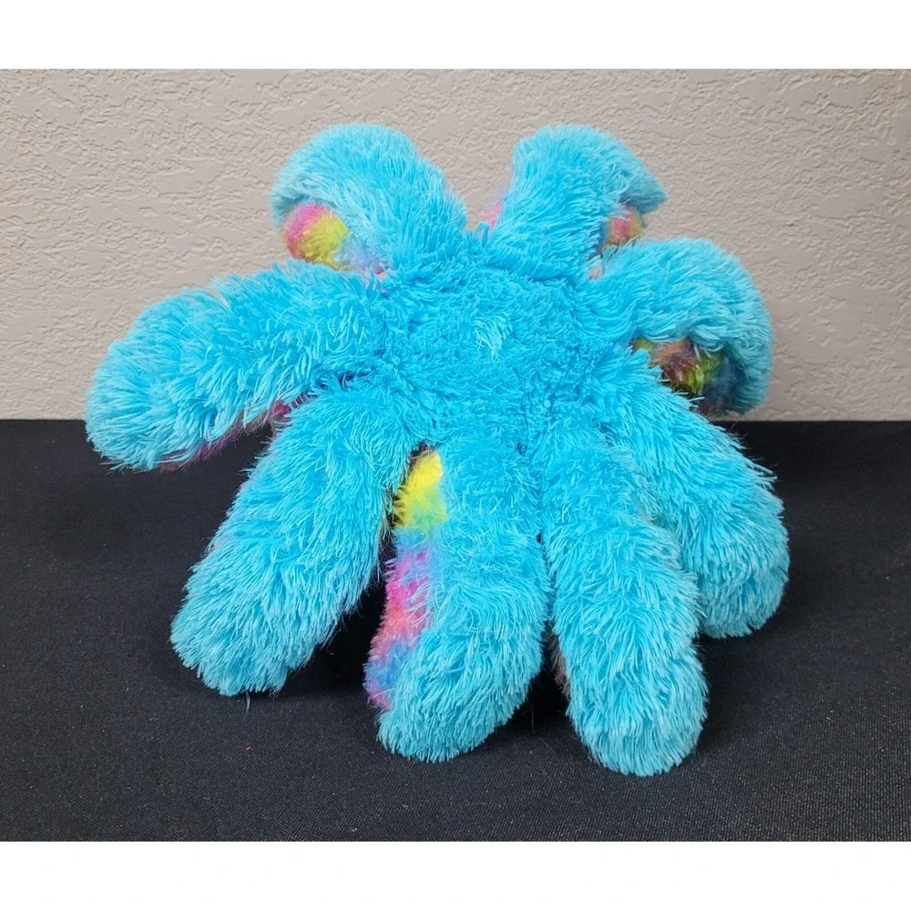 Psychedelic Multicolored Stuffed Octopus by Fiesta Plush Stuffed Animal